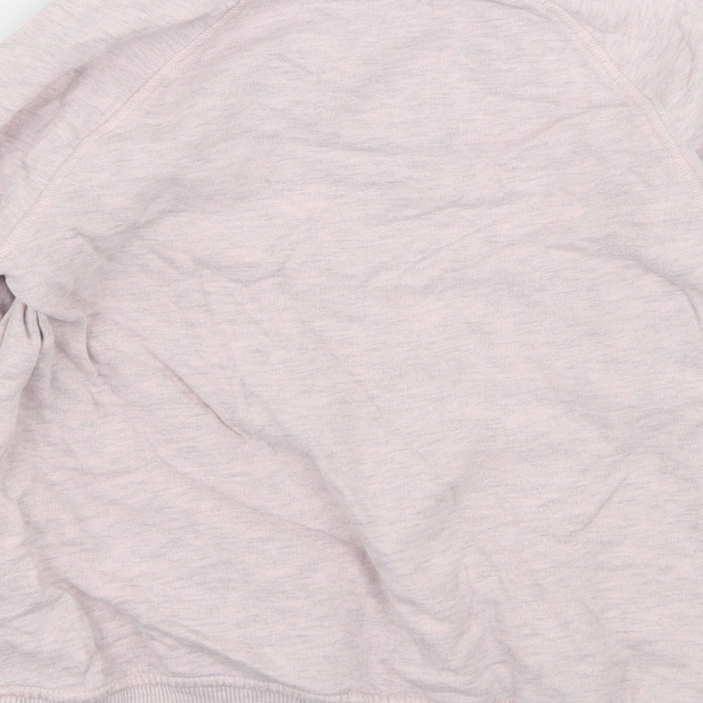 NEXT Girls Pink  Jersey Pullover Sweatshirt Size 6 Years  - Cloud