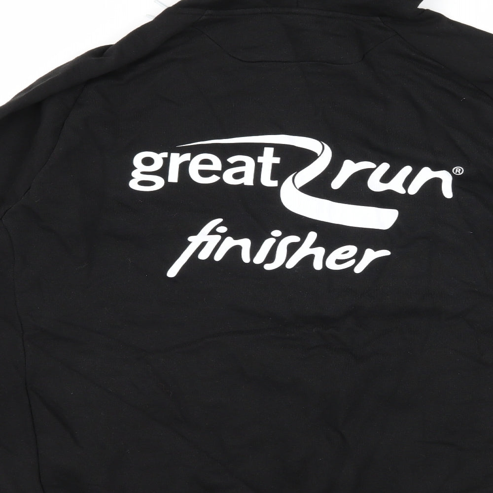 PUMA Mens Black  Jersey Pullover Hoodie Size L  - Bristol Half Marathon