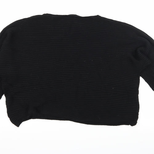 KappAhl Womens Black  Knit Pullover Jumper Size M