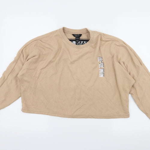 New Look Girls Beige Striped Jersey Pullover Sweatshirt Size 14-15 Years  - Miami