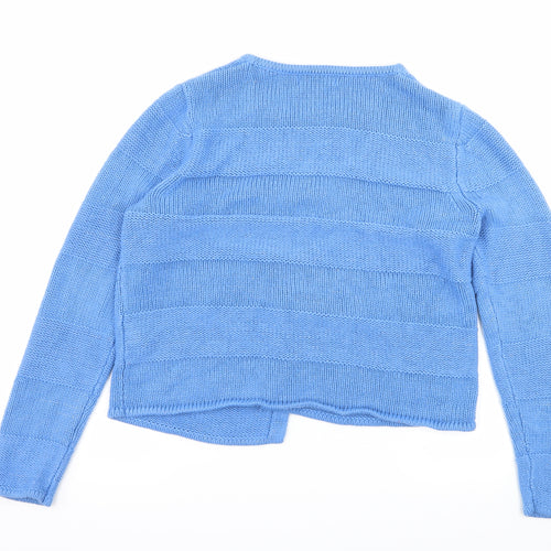 Marks and Spencer Womens Blue  Knit Cardigan Jumper Size 14
