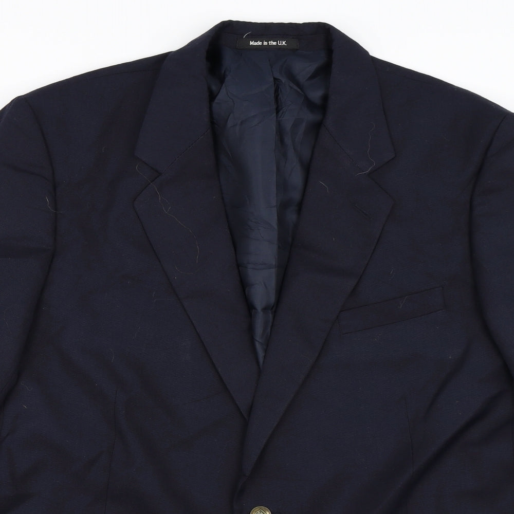 Preworn Mens Blue   Jacket Blazer Size 44