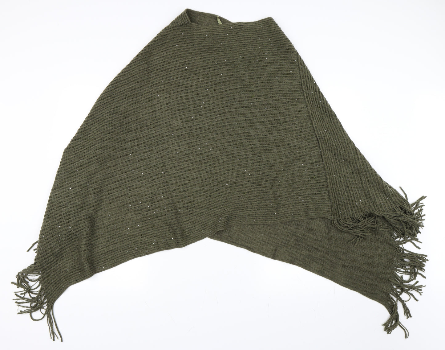 F&F Womens Green   Cape Jumper One Size  - Poncho