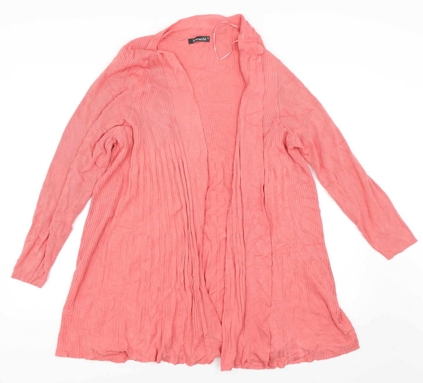 Bonmarché Womens Pink   Cardigan Jumper Size XL