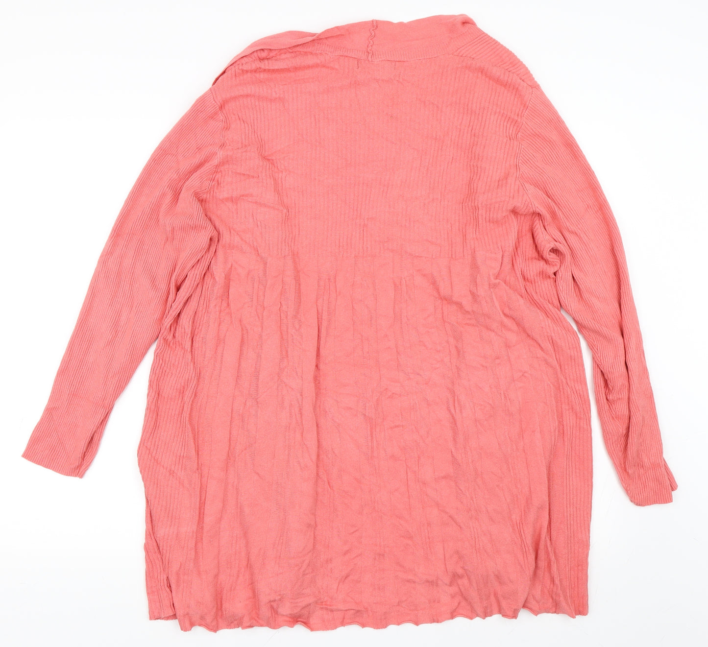 Bonmarché Womens Pink   Cardigan Jumper Size XL