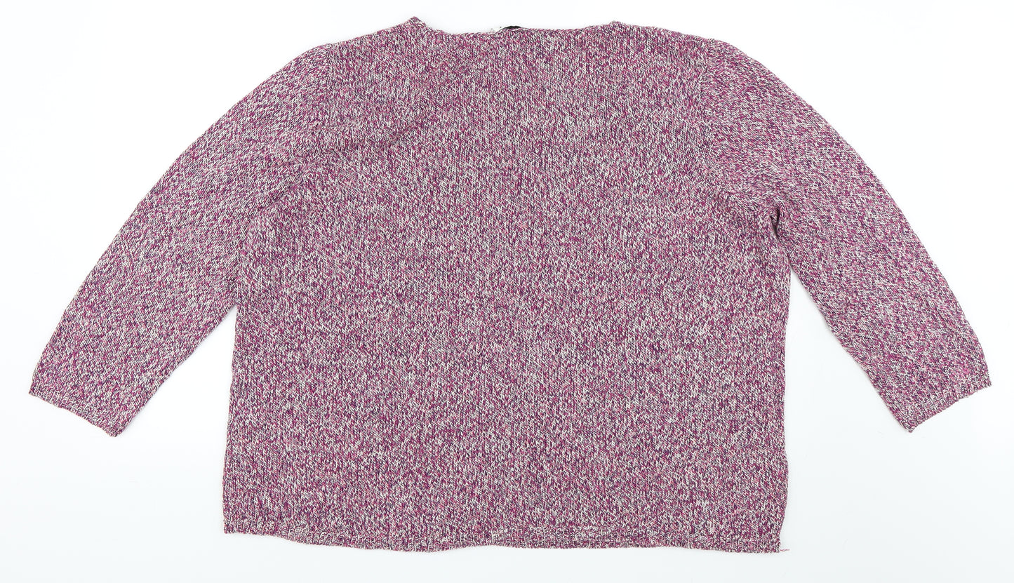 Collection L Womens Pink   Pullover Jumper Size XL