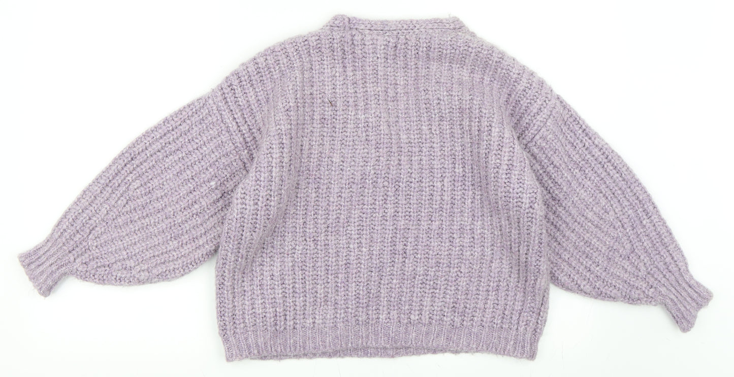 Topshop Womens Purple   Pullover Jumper Size 8