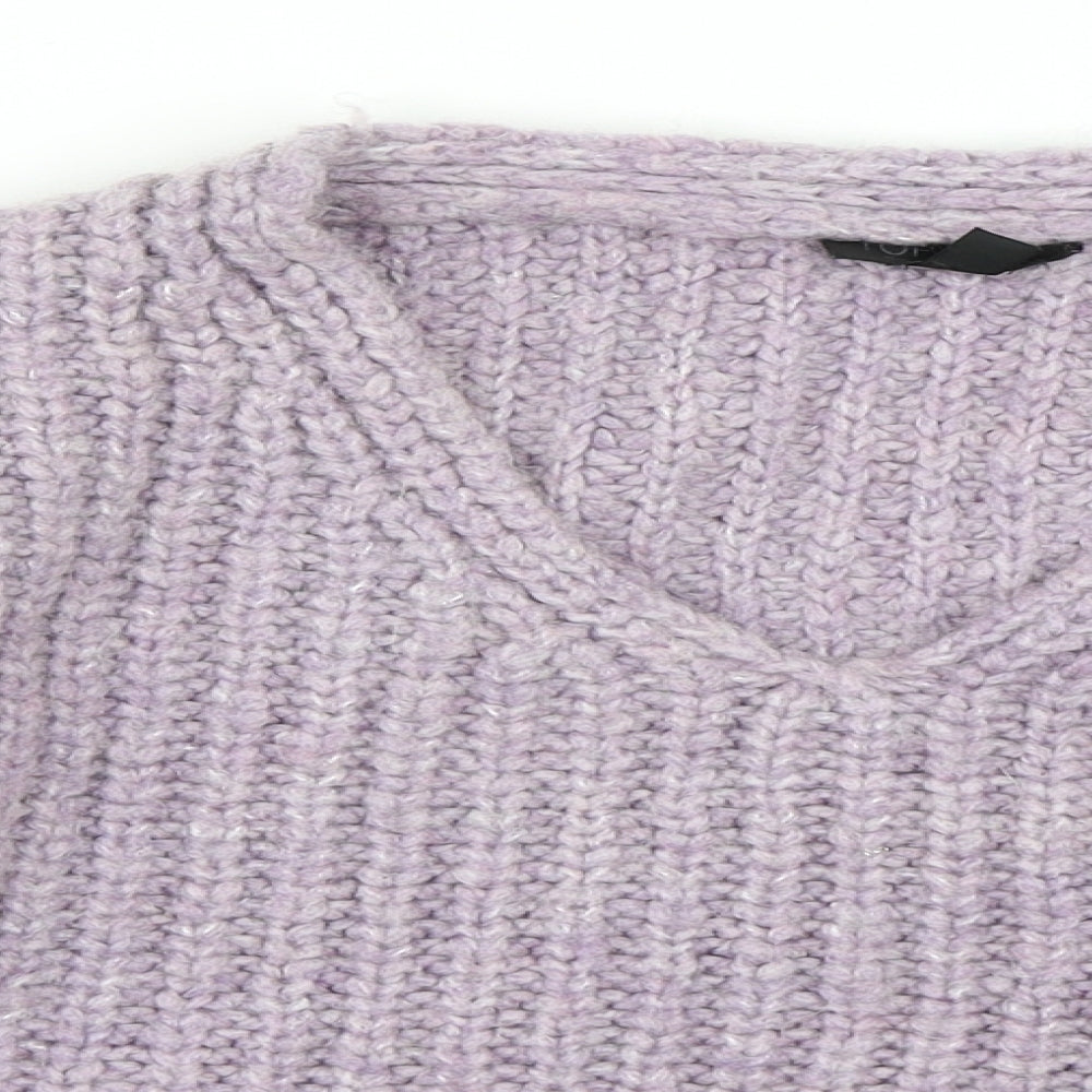 Topshop Womens Purple   Pullover Jumper Size 8