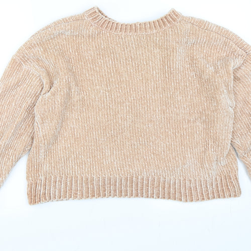 New Look Womens Beige   Pullover Jumper Size L