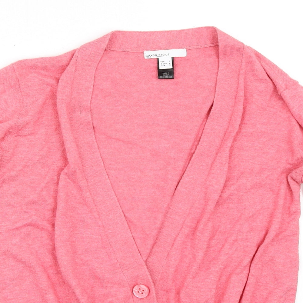 Mango Womens Pink    Jumper Size L