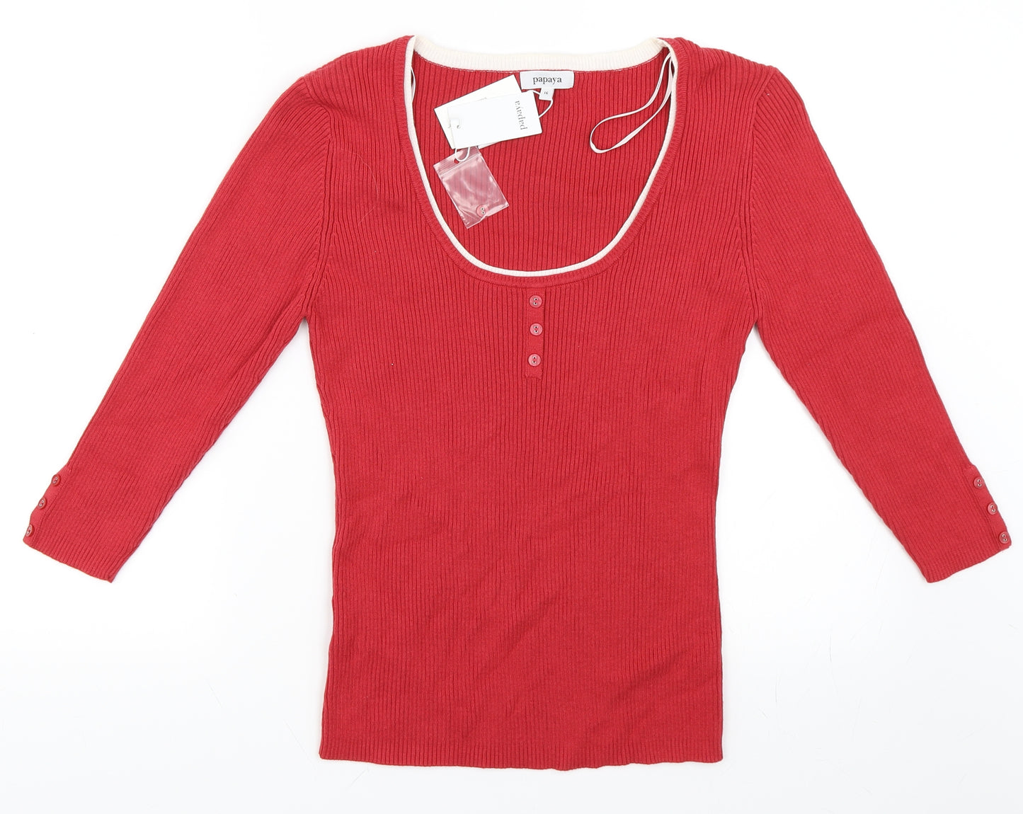 Papaya Womens Pink   Pullover Jumper Size 16