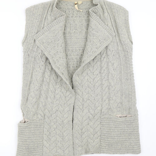 White Stuff Womens Grey   Cardigan Jumper Size 10