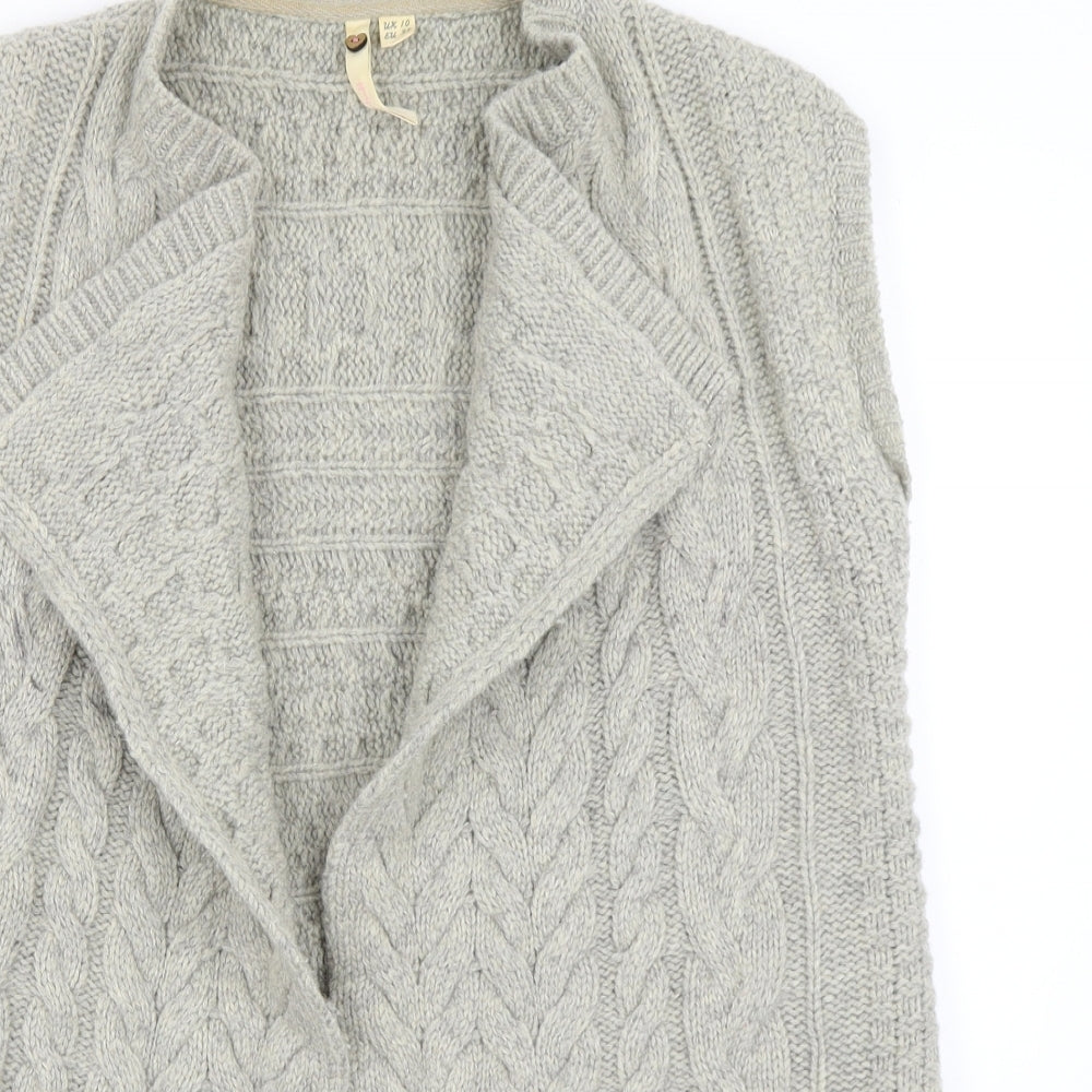 White Stuff Womens Grey   Cardigan Jumper Size 10