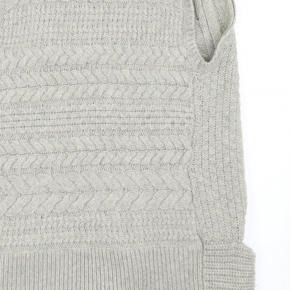 White Stuff Womens Grey   Cardigan Jumper Size 10