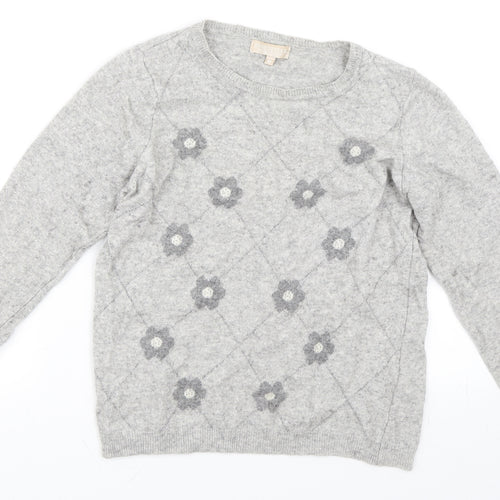 Benedetta B Girls Grey   Pullover Jumper Size M