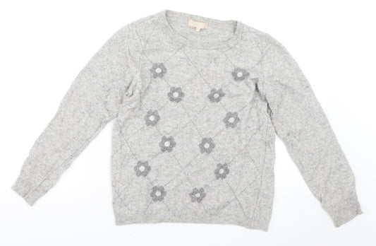 Benedetta B Girls Grey   Pullover Jumper Size M