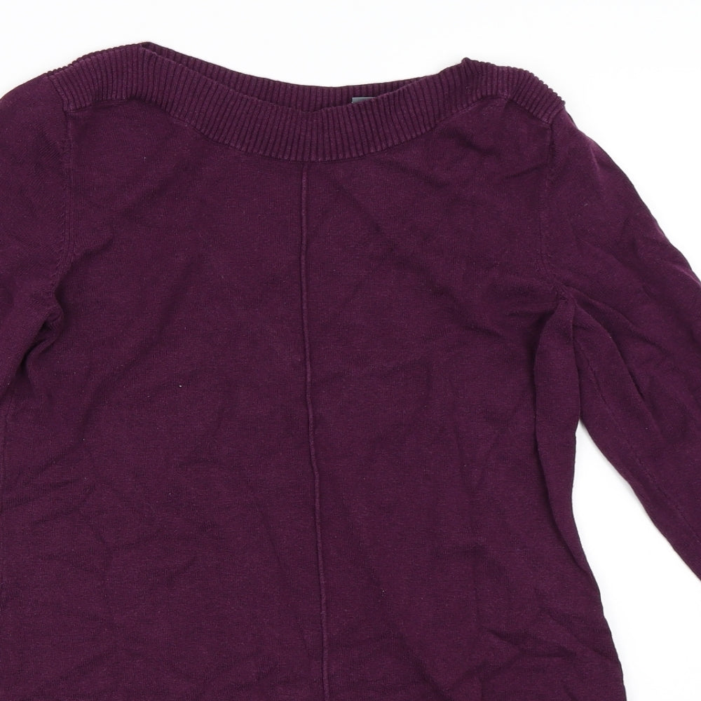 Ruth Langsford Womens Purple   Tunic Jumper Size S