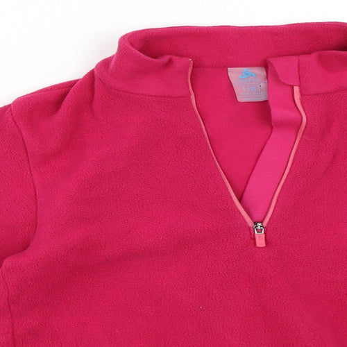 Odlo Girls Pink   Henley Sweatshirt Size S