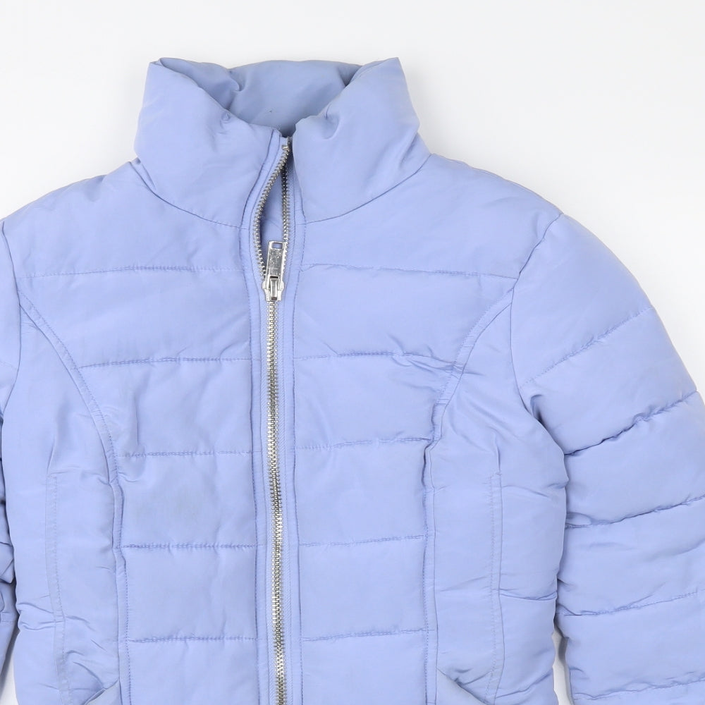 Miss Selfridge Womens Blue   Anorak Jacket Size 4