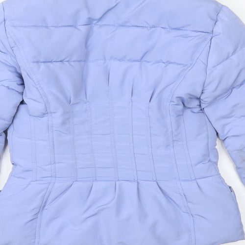Miss Selfridge Womens Blue   Anorak Jacket Size 4