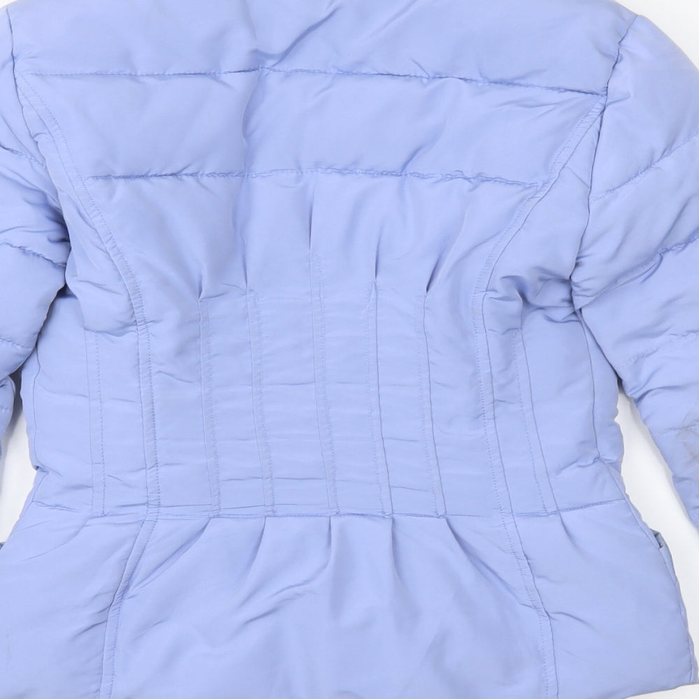 Miss Selfridge Womens Blue   Anorak Jacket Size 4