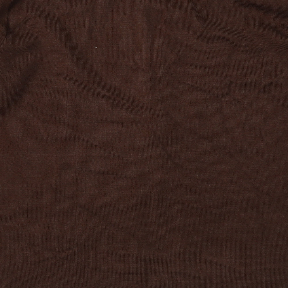 Paramour Womens Brown  Knit Cardigan Jumper Size M