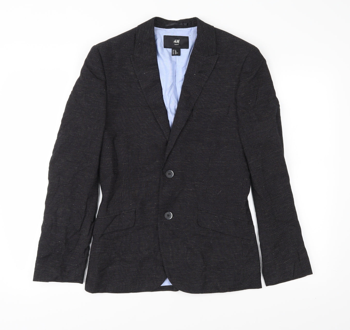 H&M Mens Blue   Jacket  Size 34