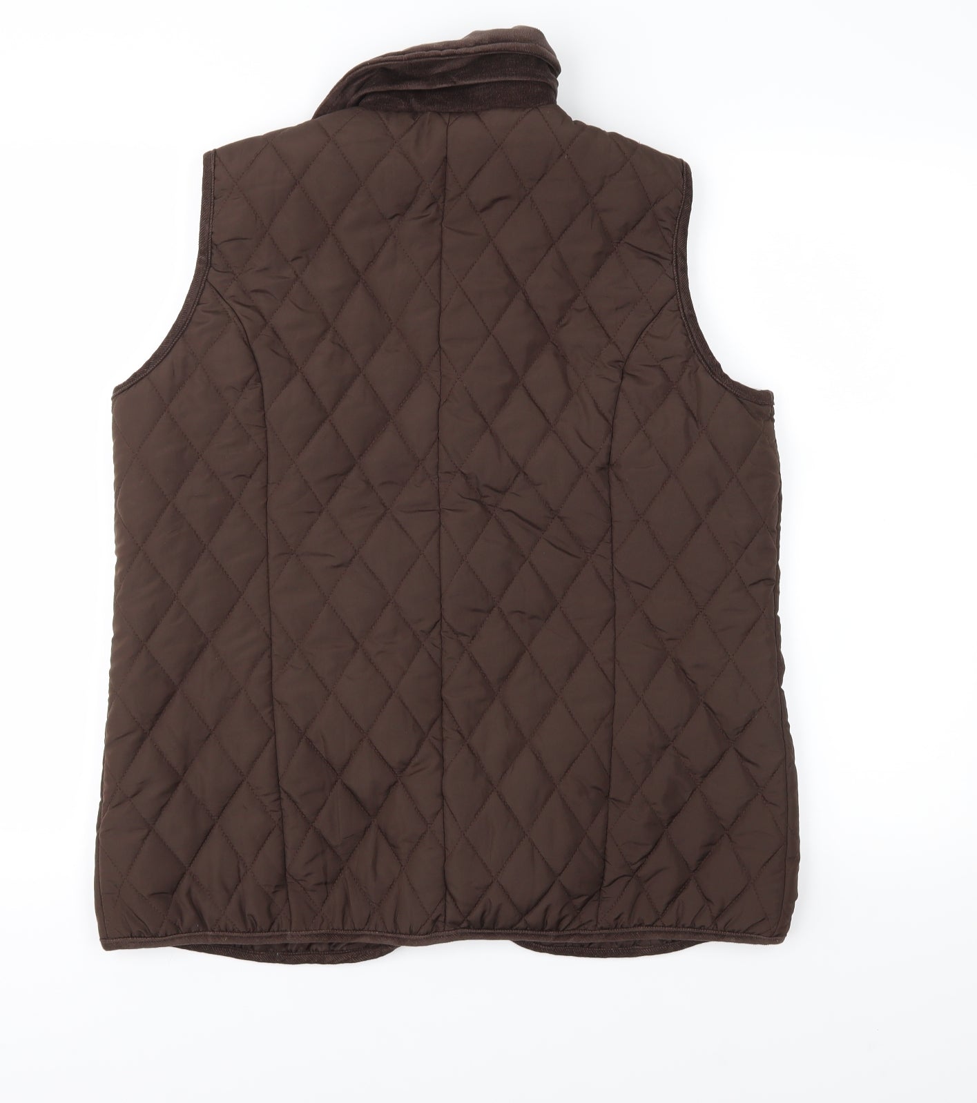 Epilogue Womens Brown   Quilted Waistcoat Size 14