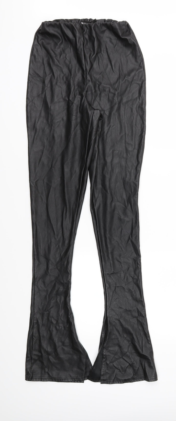 PRETTYLITTLETHING Womens Black   Trousers  Size 8 L34 in