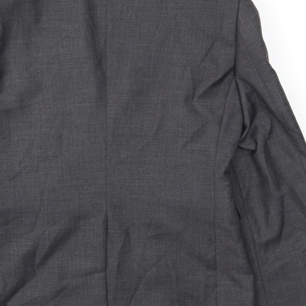 Burton Mens Grey   Jacket Suit Jacket Size 36