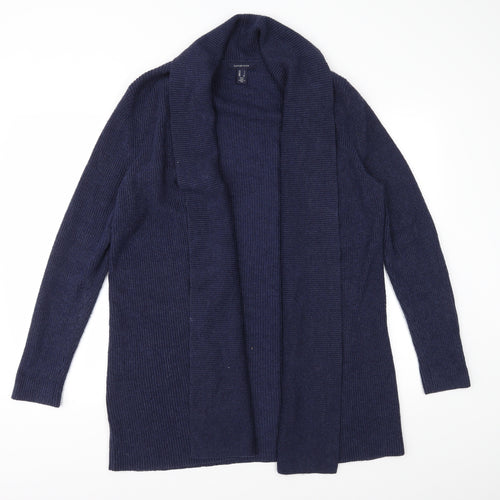Lands' End Womens Blue  Knit Cardigan Jumper Size L