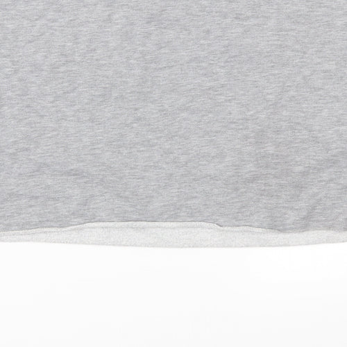 Candy Couture Girls Grey  Jersey Pullover Sweatshirt Size 10 Years