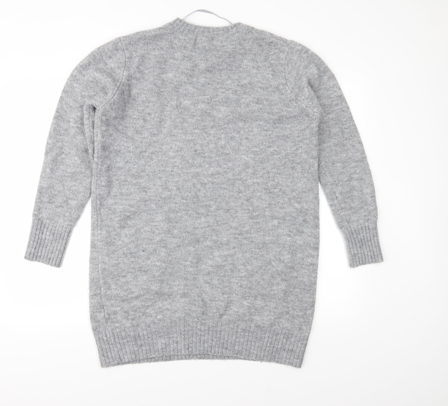 Primark Womens Grey  Knit Pullover Jumper Size S