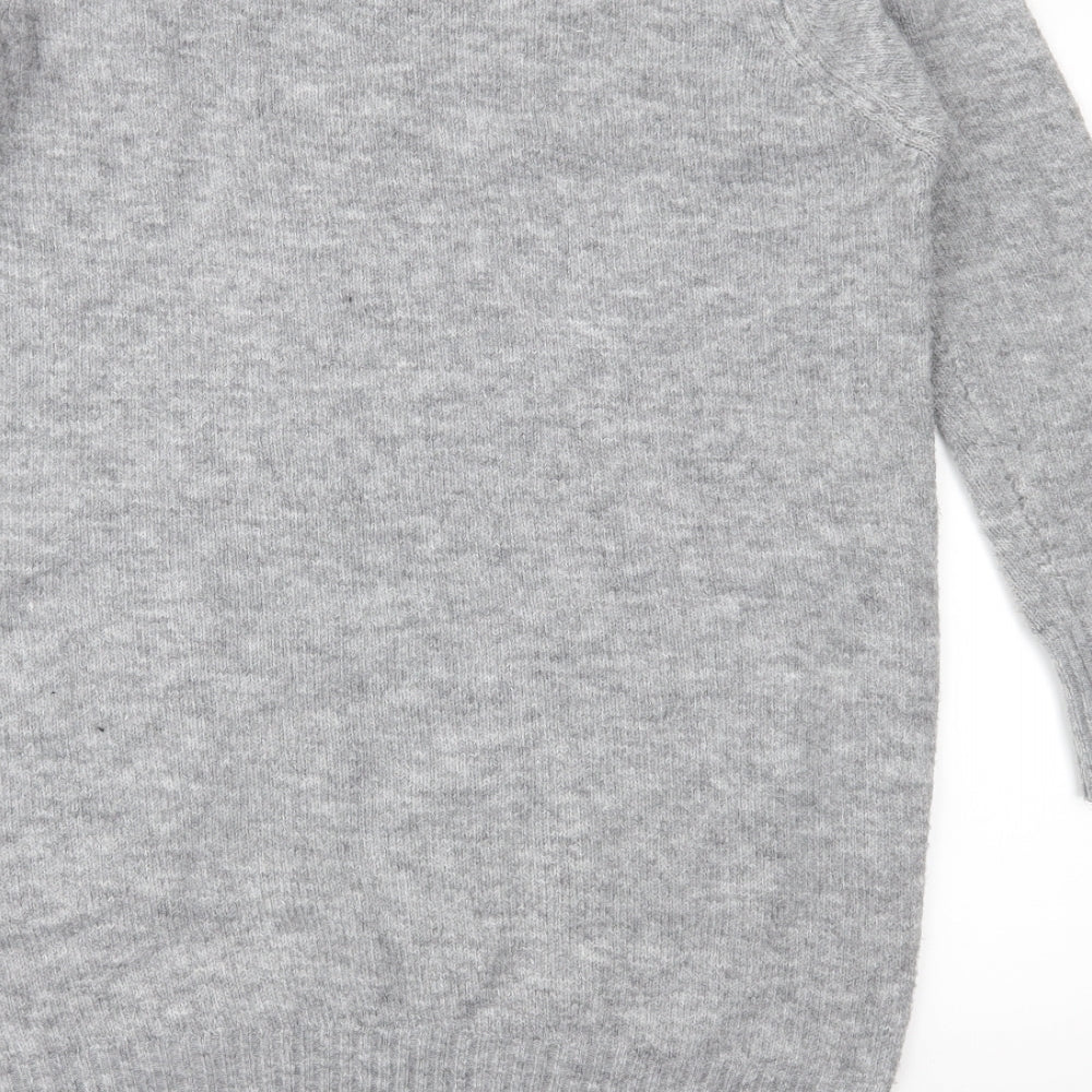 Primark Womens Grey  Knit Pullover Jumper Size S
