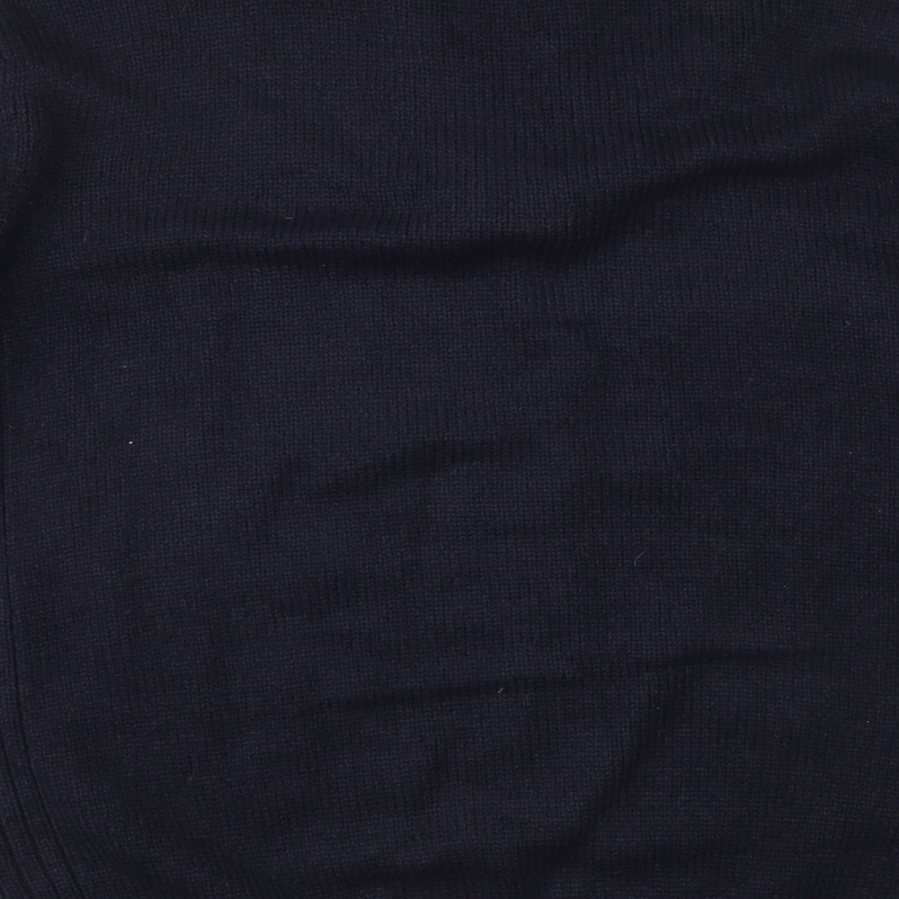 Atlantic Bay Mens Blue  Knit Pullover Jumper Size M