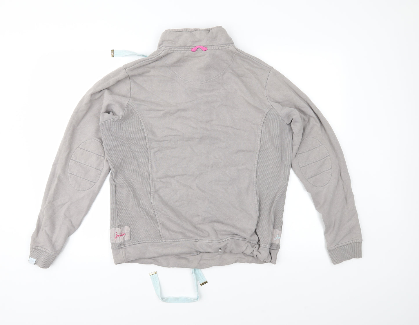 Joules Womens Grey  Jersey Pullover Sweatshirt Size 14