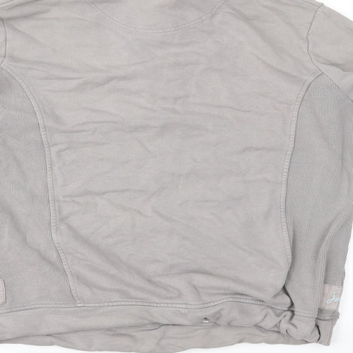 Joules Womens Grey  Jersey Pullover Sweatshirt Size 14