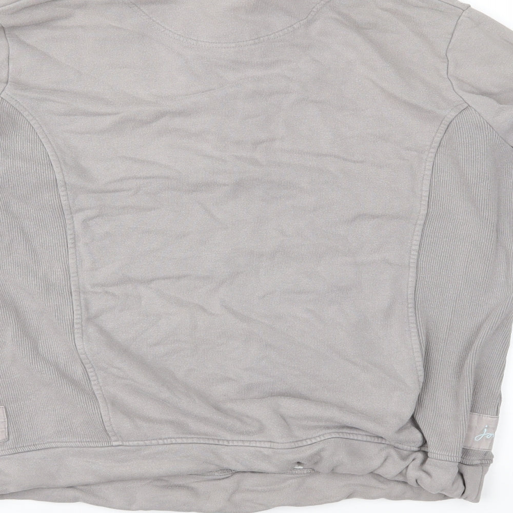 Joules Womens Grey  Jersey Pullover Sweatshirt Size 14