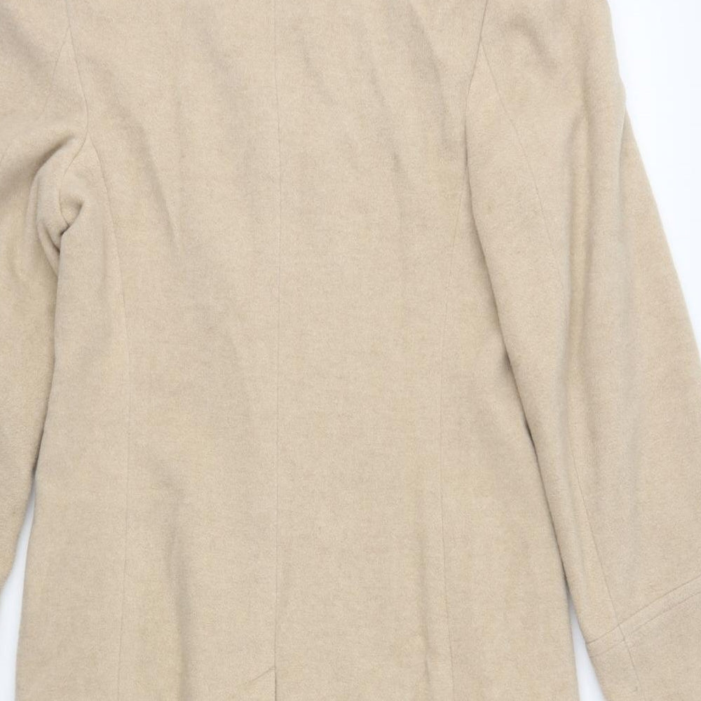 NEXT Womens Beige   Overcoat Coat Size 12