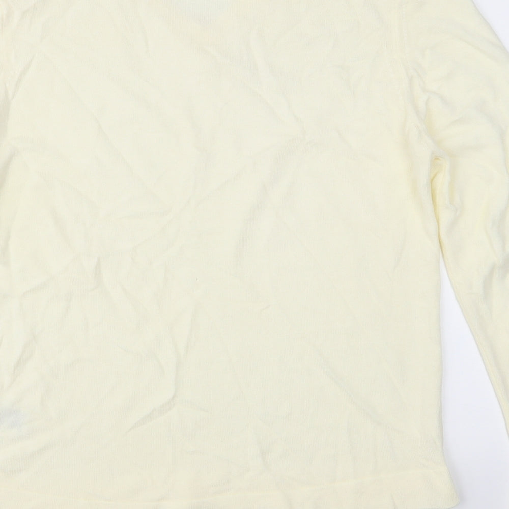 Marks and Spencer Womens Ivory  Knit Pullover Jumper Size 16