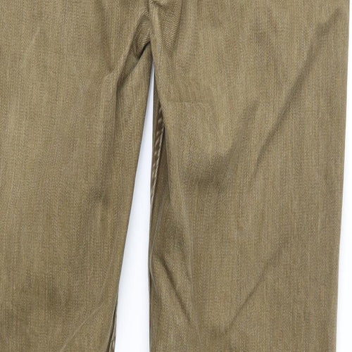 NEXT Mens Brown  Denim Straight Jeans Size 32 in L32 in