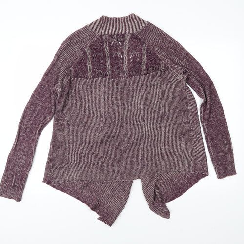 Soon Womens Purple  Knit Cardigan Jumper Size 12