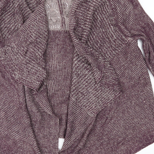 Soon Womens Purple  Knit Cardigan Jumper Size 12