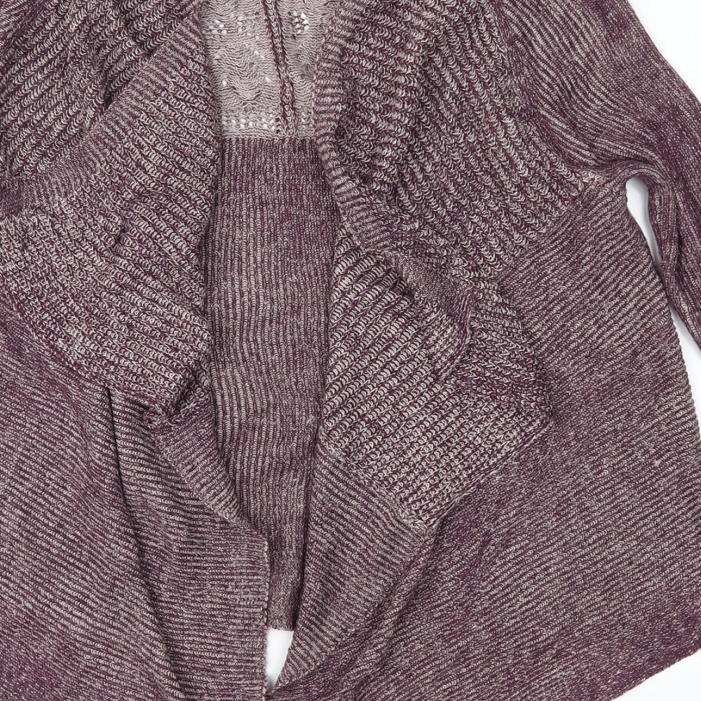 Soon Womens Purple  Knit Cardigan Jumper Size 12