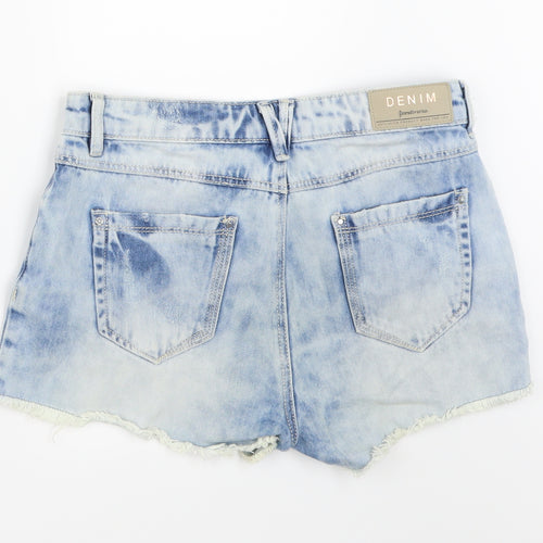 Stradivarius Womens Blue   Hot Pants Shorts Size 6