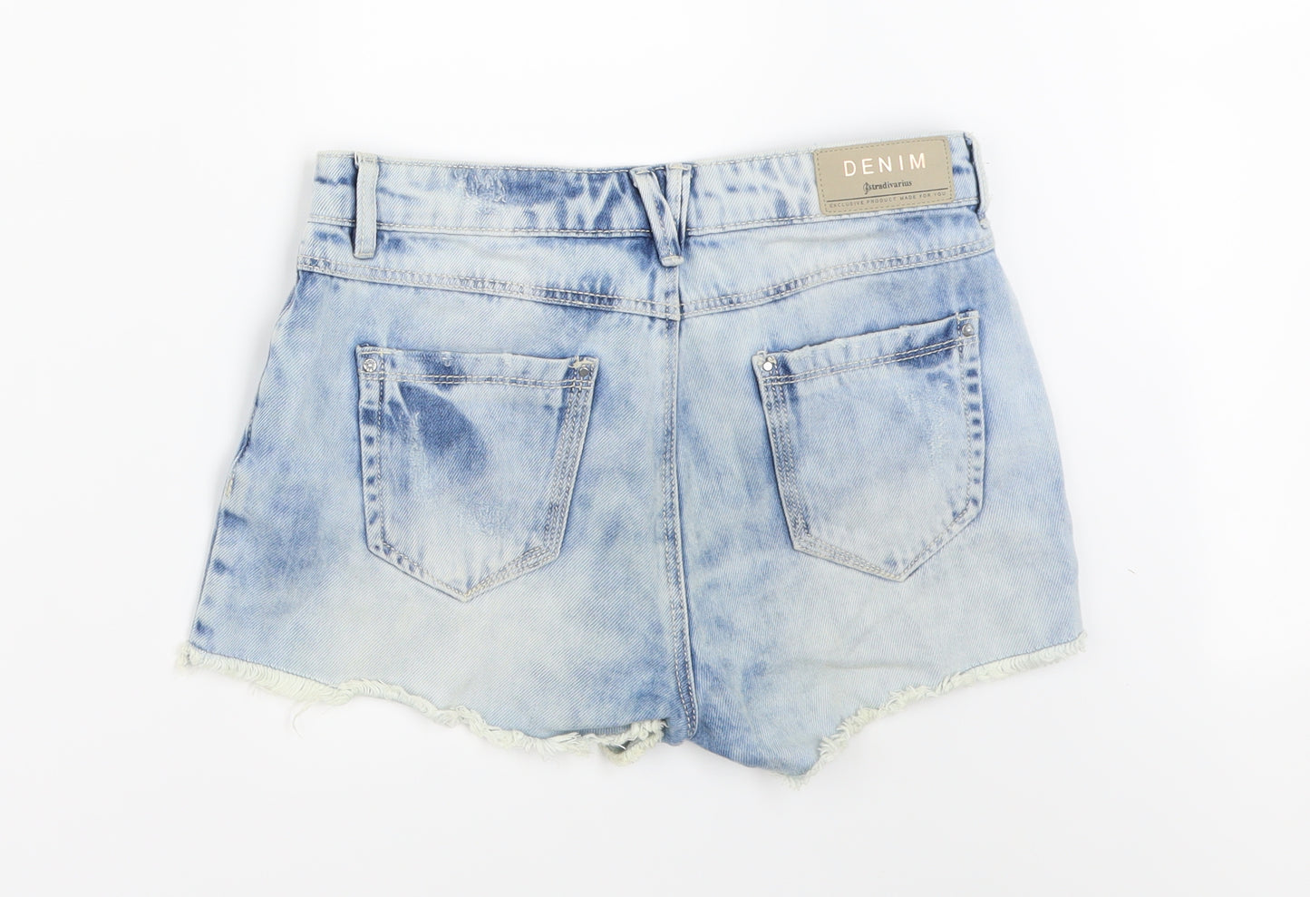 Stradivarius Womens Blue   Hot Pants Shorts Size 6