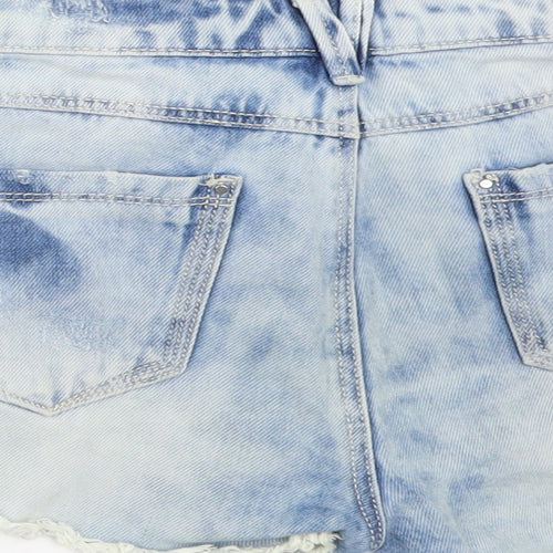 Stradivarius Womens Blue   Hot Pants Shorts Size 6