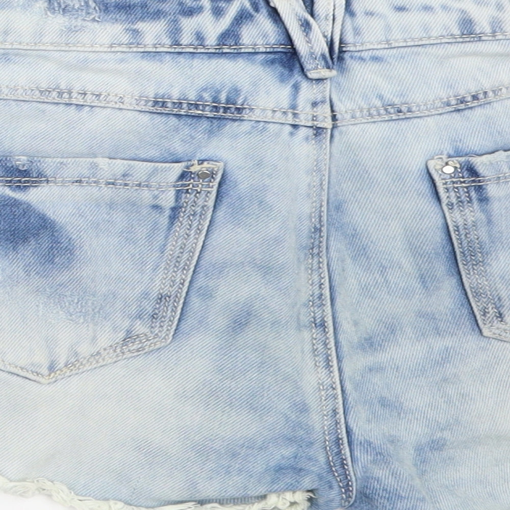 Stradivarius Womens Blue   Hot Pants Shorts Size 6