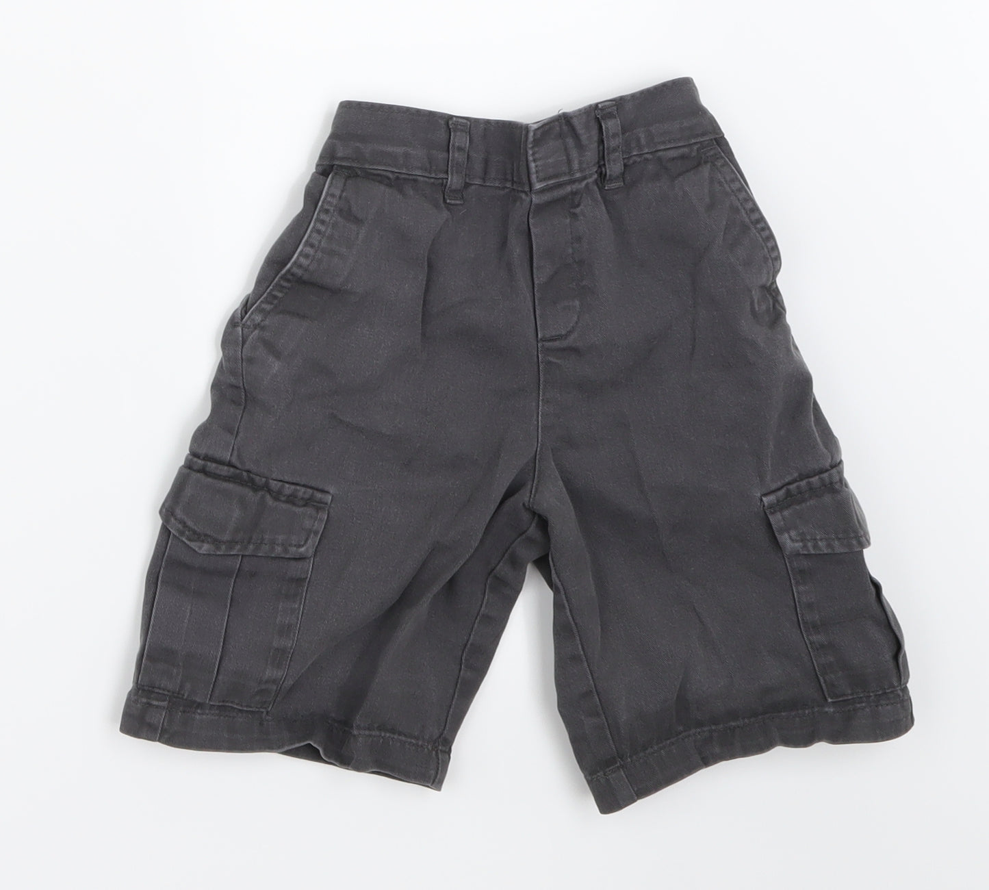 Marks and Spencer Boys Grey   Cargo Shorts Size 5-6 Years