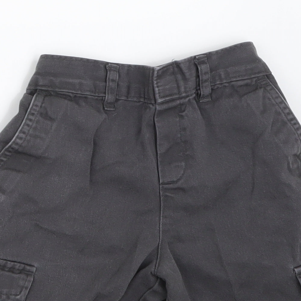 Marks and Spencer Boys Grey   Cargo Shorts Size 5-6 Years